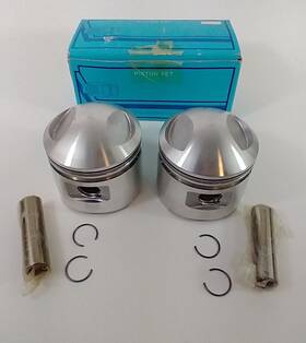 Mid Usa 62237 Vintage Piston Kit Harley 48-80 Big Twin 070 Inch 1200cc 48/80 8.511 Comp