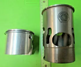 53.60.074 Montesa Rickman 250 Cappra Gp 53m Std Piston Kit With Sleeve P/n 1968-70