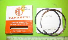 Montesa Tarabusi 2360.022 La Cross 250 Piston Ring Set 73.00 Mm P/n 173x2107 And 007 #1 Nos
