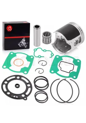13001-1503 Moto1988 193564150912 Piston Bearing And Ring Gasket For Kawasaki Kx100 1995-2013 Std Bore 52.5mm