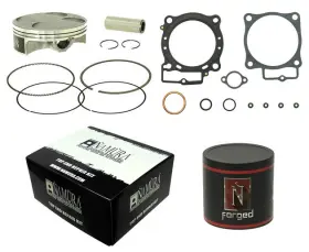 Fx-10048-bk Namura Top End Repair Kit Forged 95.98mm Size B 12.0 1 For Honda Crf450r 13-16