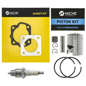 Mk1001147 Niche Standard Bore Top End Repair Kit For Kawasaki Suzuki Kdx50 Jr50 Quadmaster