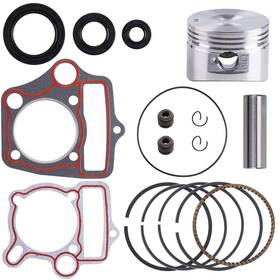 Oraevy 616430434300 Piston Rings Gasket Set 52.4mm Bore Replacement For 110cc 125cc