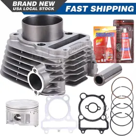 B037ya06306zb Oumurs 70mm Bore Cylinder Piston Gasket Glue Top End Kit For Yamaha Xt225 Ttr225 Ttr230