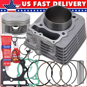 Mppaoo37hdoo8811zb-1f Oumurs Trx400ex For Honda Sportrax Trx 400ex 1999-08 Cylinder Piston Gasket Top End Kit