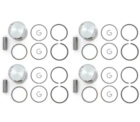 113101-377-000 Piston Kit 4 Pack Standard Bore Honda Cb400 Cb400f Super Sport 1975 1976 1977