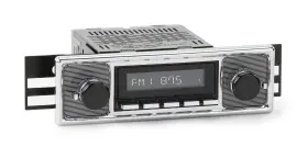 Labc-m1-308-509-40-80 Retrosound Retroradio For 1984-85 Mercedes-benz 190 Series Bt Aux Am/fm Labc-m1-308-509-40