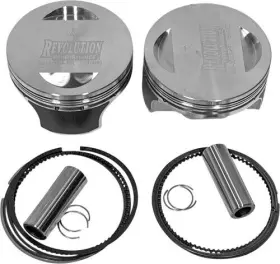 Rp301-518w Revolution Performance Monster Big Bore Piston Kit 90in Flat Top 3-7/8 Inch