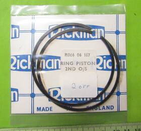 Rickman Montesa 7360.022 Nos 250 Vr Vb 73m 2nd O/s Piston Rings P/n R066 06 167