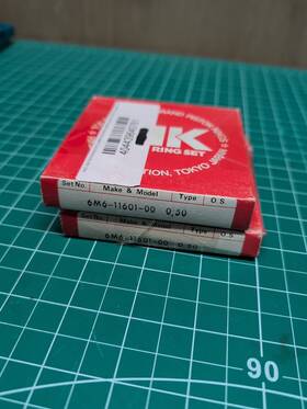 Rik 6m6-11601-20 Nos Yamaha Oem 1990-1996 Waverunner 0.5 Mm Oversize Piston Ring