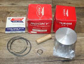 Rocky 5-2902 Nos .50 Over Piston Kit For Yamaha Rt1 360 1970-71 Rings Pin Clips