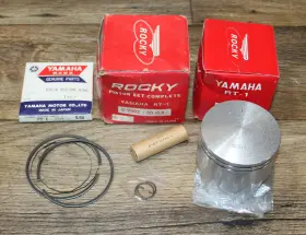 5-2902 Rocky Nos .50 Over Piston Kit For Yamaha Rt1 360 1970-71 Rings Pin Clips 5-2902 Rocky Nos .50 Over Piston Kit For Yamaha Rt1 360 1970-71 Rings Pin Clips