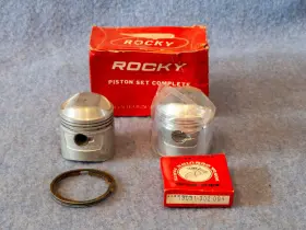 A3031 Rocky New Piston Set .50 Over For Honda Cb175 Cd175 Cl175 Sl175