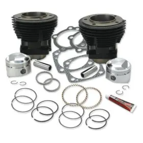 91-9024 S&s Cycle Stock Bore Cylinder And Piston Kit - 80 Inch Compression