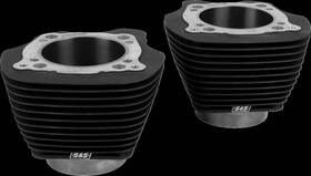 S&s Cycle 910-1006a S&s Cylinder Set - 4.320 Inch Bore Unhoned Black Finish M8