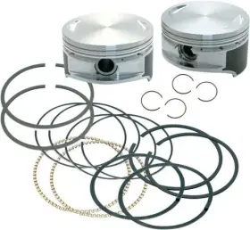 49-8546 S&s Cycle 92-1210 Forged Piston Kit For 106ci. Stroker