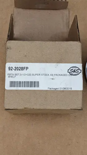 92-2028fp S&s Cycle Super Stock Piston 3-1/2 020 Front