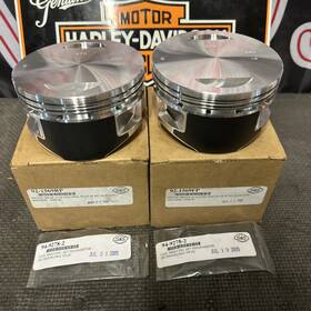 S&s Cycle 92-2037f Nos S&s Piston Kit 92-1569rp 92-1569fp 4-1/8 Inch Std 2c Bt Big Dog Size B Harley