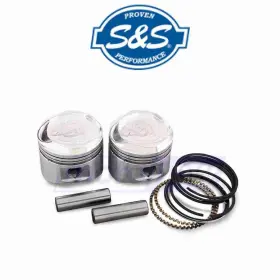 0eyq S&s Cycle Mn/0eyq Forged Piston Kit 96ci. For 1984-1992 Harley Davidson Fxrt Sport Xr