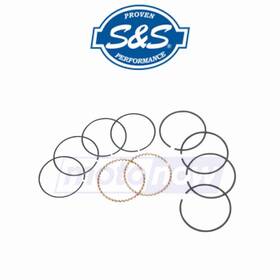 S&s Cycle Mn/3w2e S&s Replacement Piston Rings For Pistons 1999-2009 Harley Ed