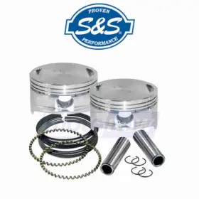 Hyg7 S&s Cycle Mn/hyg7 Forged Piston Kit For 106ci. Stroker 2000-2006 Harley Xj