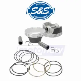 M1v2 S&s Cycle Mn/m1v2 Forged Piston Kit For 106ci. Cylinder 2007-2017 Harley Ay