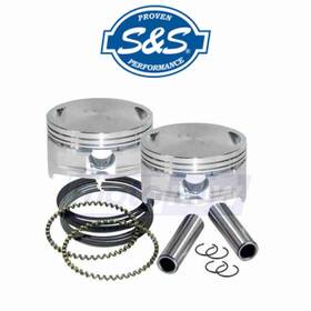 S&s Cycle Mn/mcp2 S&s Forged Piston Kit For 106ci. Stroker 2013-2017 Harley Ul