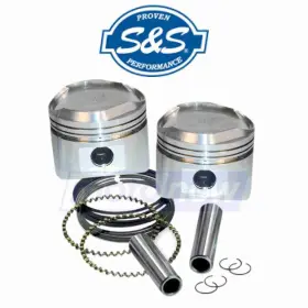 P6de S&s Cycle Mn/p6de 3 1/2 Inch Forged Piston Kit For Super Stock Heads 1997-1999 Vb