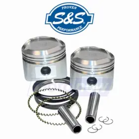 Q4kk S&s Cycle Mn/q4kk 3 1/2 Inch Forged Piston Kit For Super Stock Heads 1985-1986 Vm
