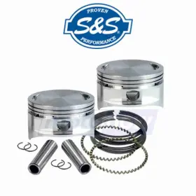 Wr4q S&s Cycle Mn/wr4q Forged Piston Kit For 113ci. Motor 1988-1999 Harley Davidson Rh
