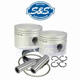 Yn5s S&s Cycle Mn/yn5s High Compression Piston Kit For 1986-1993 Harley Davidson Fxrs-sp Tb