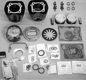 29775-02c Screamin Eagle Harley Oem 01-06 Twin Cam Big Bore Kit Stage 2 Black 88 To 95 Inch