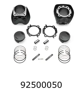 92500050 Screamin Eagle Harley Pro 4.125 117 Twin Cam Cylinder Piston Kit Black
