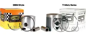 09-772-04 Sports Parts Inc Sp1 T-moly Series Piston Kit - 1.00mm Oversize To 77.00mm Snowmobile