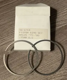 06-6714 Suzuki Rm125 Piston Ring Set .75mm