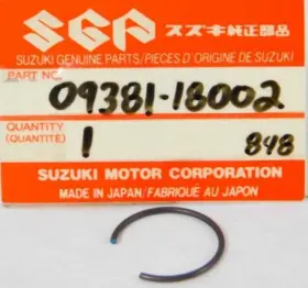 09381-18002 Suzuki 1978-2025 Rm125 Lt250r Gs1100 Piston Pin Circlip Oem Qty2
