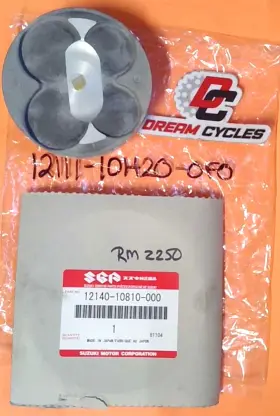 12111-10h20-0f0 Suzuki Nos Genuine 2007-2009 Rm-z250 Piston And Rings Rmz250 New