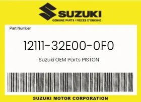 12111-32e00-0f0 Suzuki Genuine Piston -