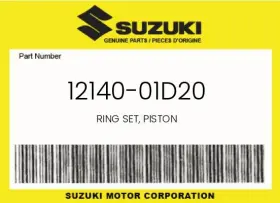 12140-01d20 Suzuki Genuine Ring Set Piston - 12140-01d20 Suzuki Genuine Ring Set Piston -