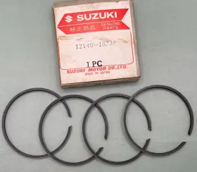 12140-10730 Suzuki Qty 2 New Genuine Piston Ring Set 1968 T200 Tc200