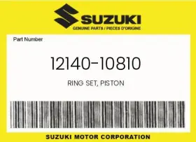12140-10810 Suzuki Genuine Ring Set Piston -