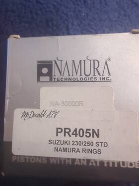 Suzuki 12140-16b10-000 New Genuine Ring Set Piston 1978-2006