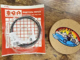 12140-49270-050 Suzuki Piston Ring Set Dr Gn Sp Gs 250 Vintage