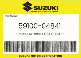 59100-04841 Suzuki Genuine Seal Set Piston -