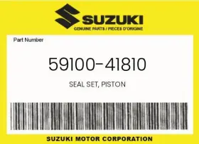 59100-41810 Suzuki Genuine Seal Set Piston - 59100-41810 Suzuki Genuine Seal Set Piston -