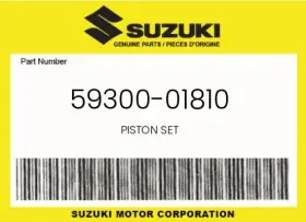 59300-01810 Suzuki Genuine Piston Set -