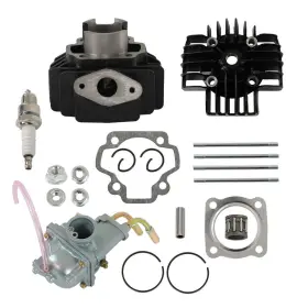 One5743548 Tectech For 1981-2009 Yamaha Pw 50 Pw50 Carb Big Bore Kit Top End 50cc Piston Cylinder