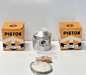 14087 Triumph Bonneville 650cc T110 Mc Nos Pistons Pair 20 Over .020