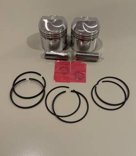 Triumph 70-6884 E6884 .060 500 Piston And Ring Set 020 1967-1974 70-6893 70-6894