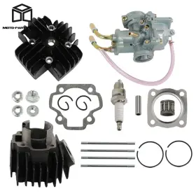 Ign3049044 Unbanded Pw 50 Pw50 Bore Kit Top End For Yamaha Piston Cylinder Carburetor New